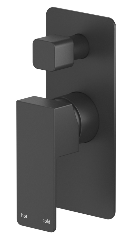 Aleko Mixer Diverter - TRIM KIT - Black