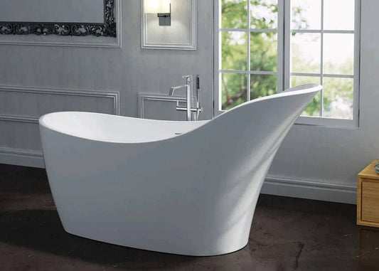 1690mm Pietra Bianca - Anna Freestanding Bathtub