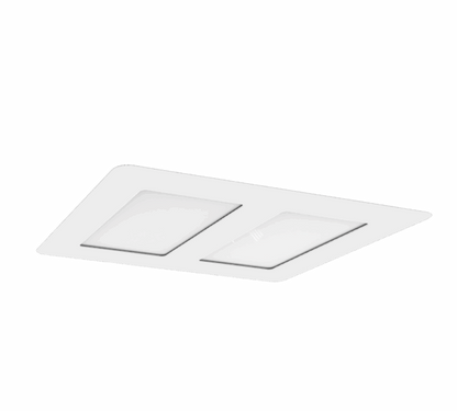 Aspire II Bathroom Heater and Exhaust Fan with Tricolour LED Light