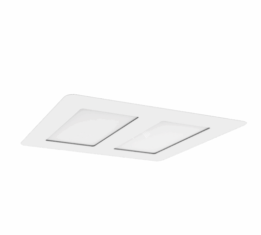 Aspire II Bathroom Heater and Exhaust Fan with Tricolour LED Light