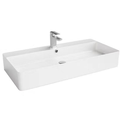900mmx420mm  Above Counter Basin - Gloss White