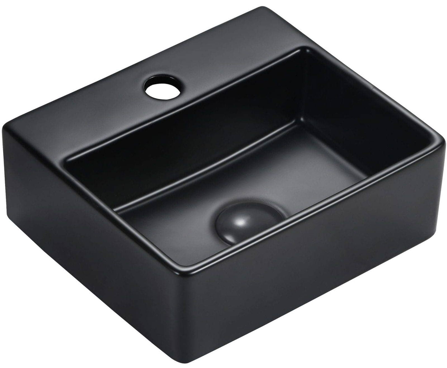 Lexi  - Ceramic Basin 330x290x120mm - BLACK