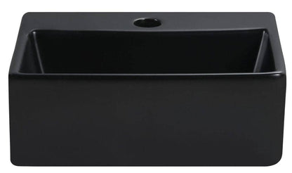 Lexi  - Ceramic Basin 330x290x120mm - BLACK
