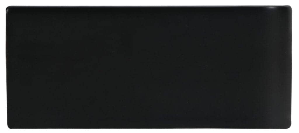Ceramic Basin 365x255x105mm - MATTE BLACK
