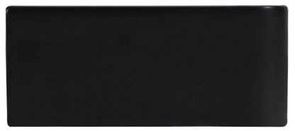 Ceramic Basin 365x255x105mm - MATTE BLACK