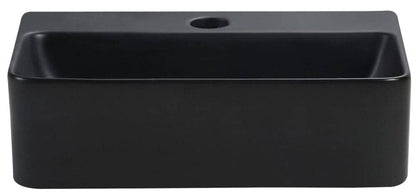 Ceramic Basin 365x255x105mm - MATTE BLACK