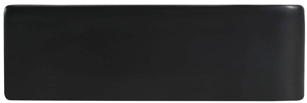 Riva Ceramic Basin 504x420x130mm - BLACK