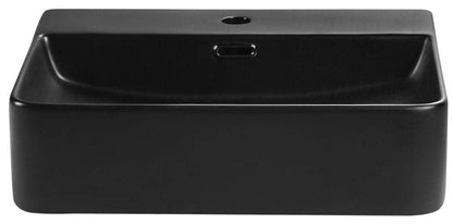 Riva Ceramic Basin 504x420x130mm - BLACK