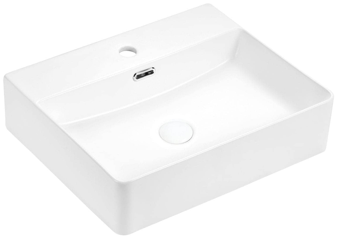 Riva Ceramic Basin 504x420x130mm - MATTE WHITE