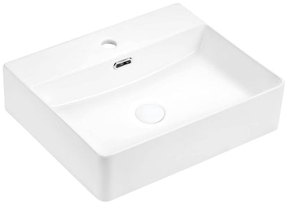 Riva Ceramic Basin 504x420x130mm - MATTE WHITE