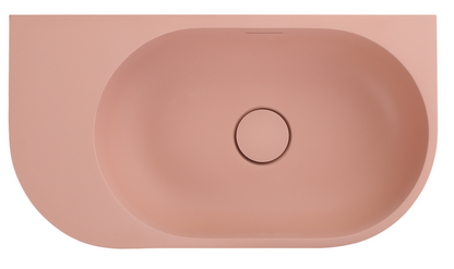 Elysia - Wall Hung - LH - 500 x 275 x 150 - Rose