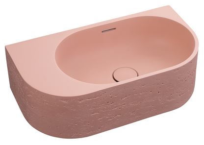 Elysia - Wall Hung - LH - 500 x 275 x 150 - Rose