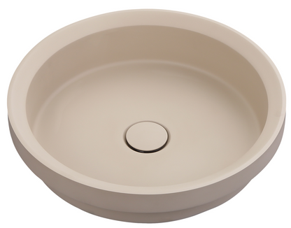 Calypsa - Semi-Inset - 430 x 430 x 135 - Latte