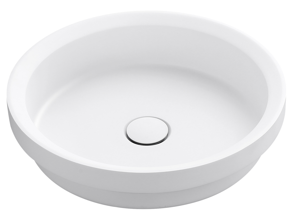 Calypsa - Semi-Inset - 430 x 430 x 135 - Matte White