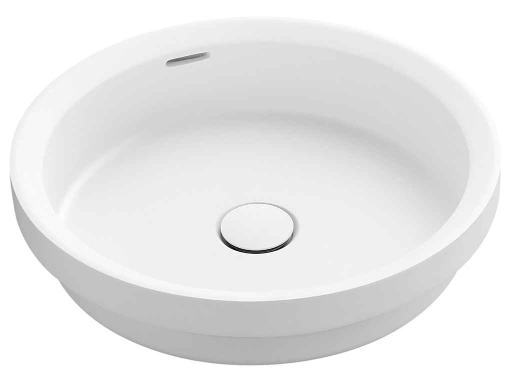 Calypsa - Semi-Inset - 430 x 430 x 135 - Matte White
