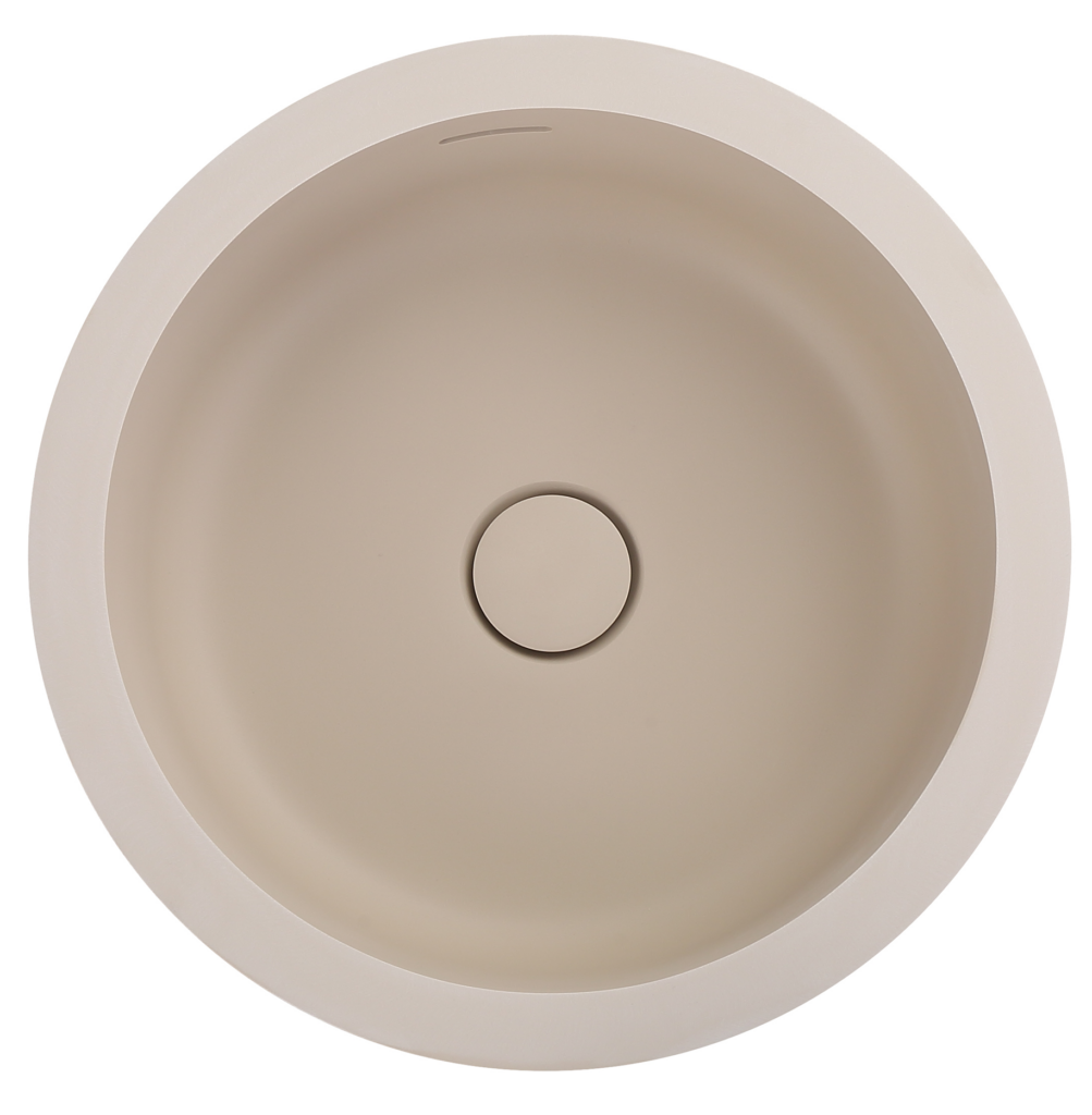Kalos - Undermount - 400 x 400 x 155 - Latte