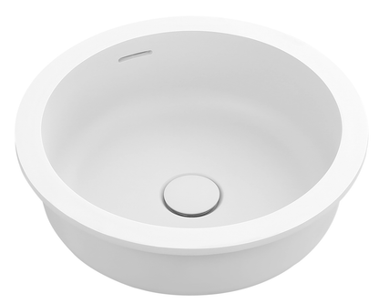 Kalos - Undermount - 400 x 400 x 155 - Matte White