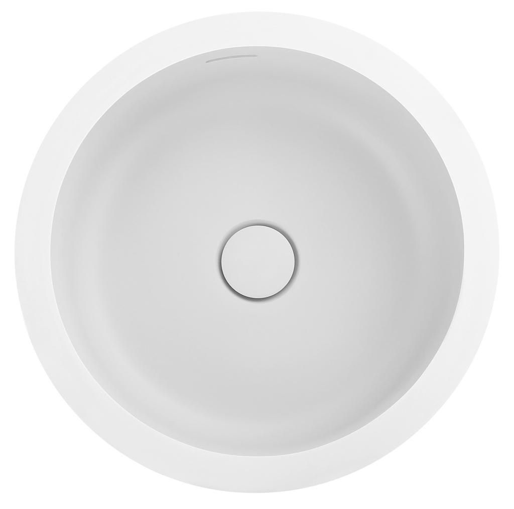 Kalos - Undermount - 400 x 400 x 155 - Matte White