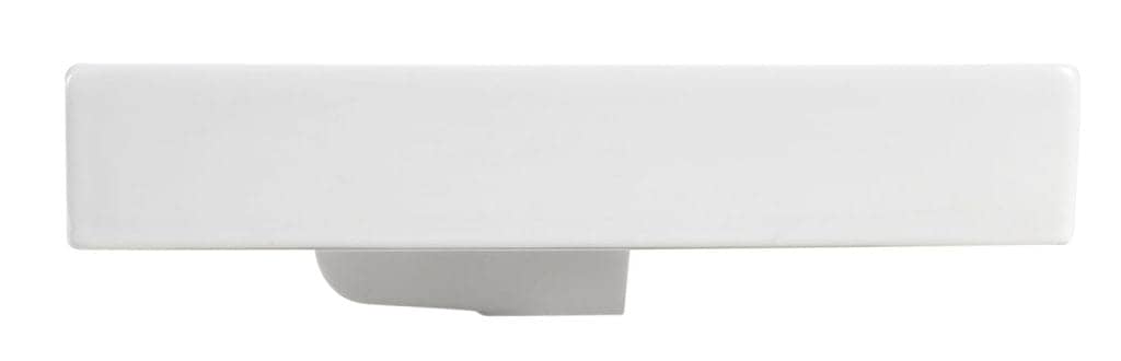 Riva Top Mount Ceramic Basin 470x430x115mm 1/Tap Hole O/F
