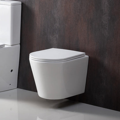 Berlin66 Wall-Hung Pan - Tornado Flushing - Gloss White
