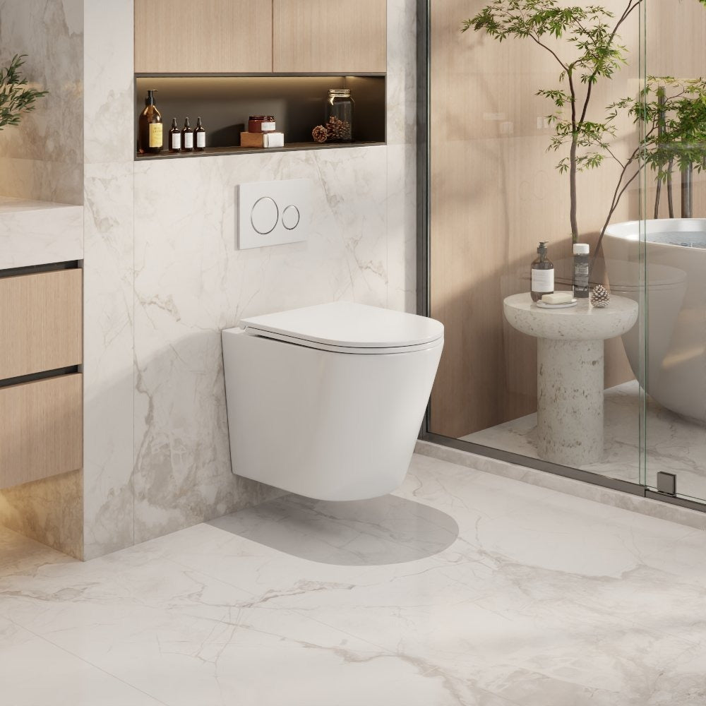 Berlin66 Wall-Hung Pan - Tornado Flushing - Gloss White