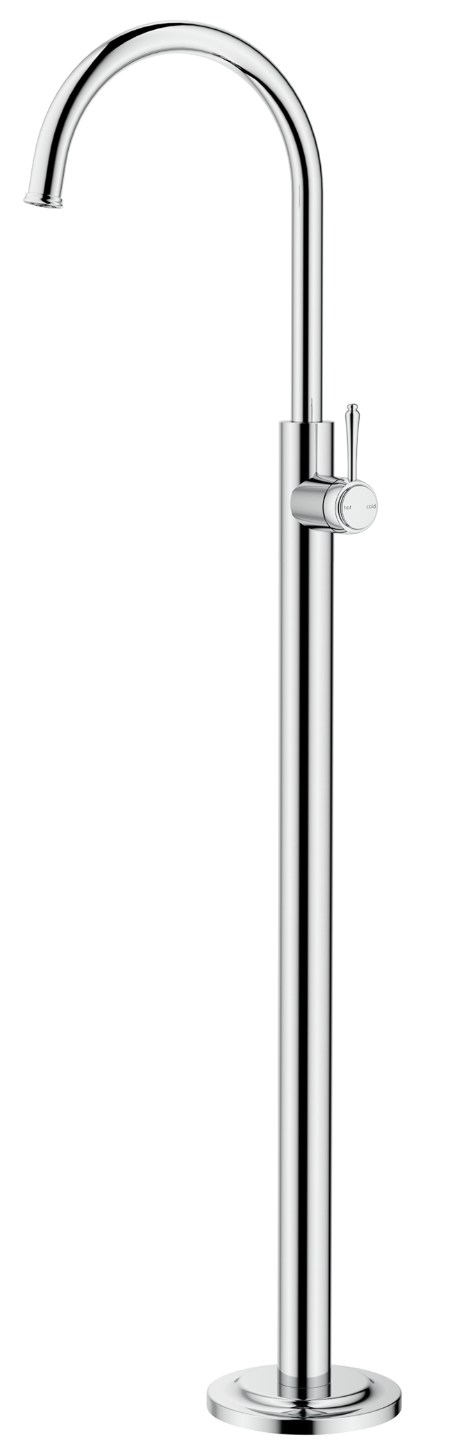 Mica Heritage Freestanding Spout & Mixer - Chrome - (BOM)