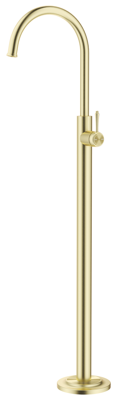 Mica Heritage Freestanding Spout & Mixer - French Gold (BOM)