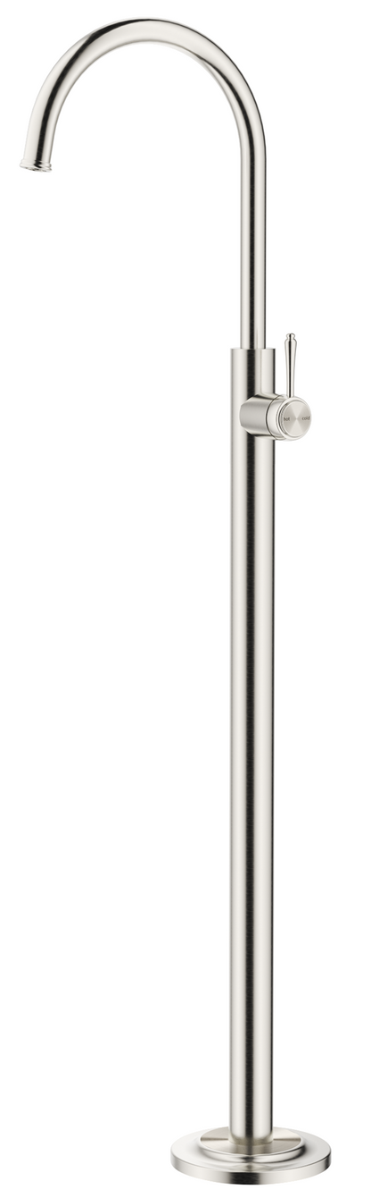 Mica Heritage Freestanding Spout & Mixer Brushed Nickel (BOM