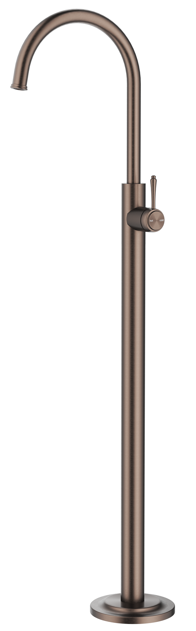 Mica Heritage Freestanding Spout & Mixer - Dusk Bronze (BOM)
