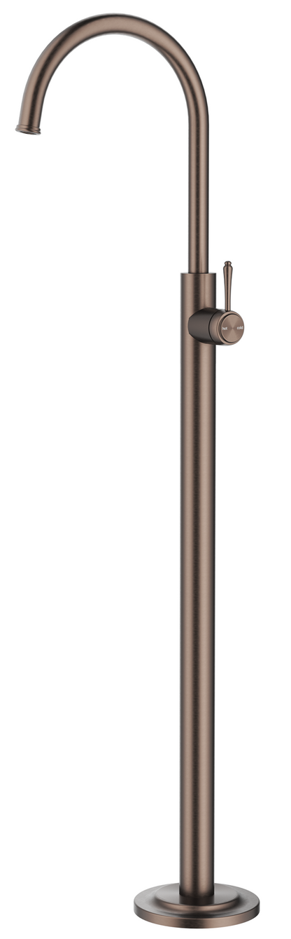 Mica Heritage Freestanding Spout & Mixer - Dusk Bronze (BOM)