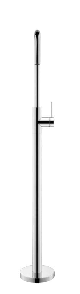 Mica Freestanding Bath Spout & Mixer - CHROME