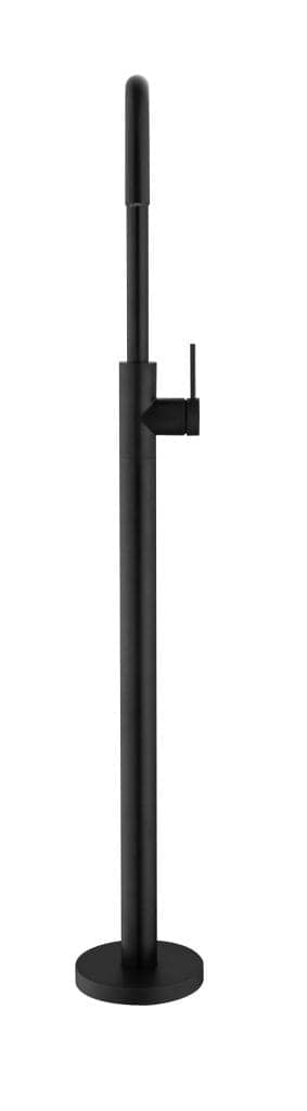 Mica Freestanding Bath Spout & Mixer - BLACK
