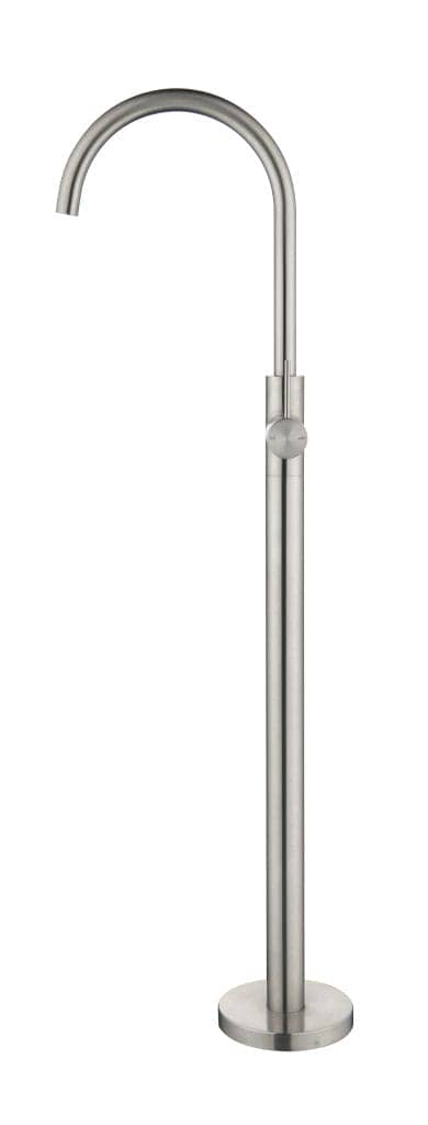 Mica Freestanding Bath Spout & Mixer - BRUSHED NICKEL