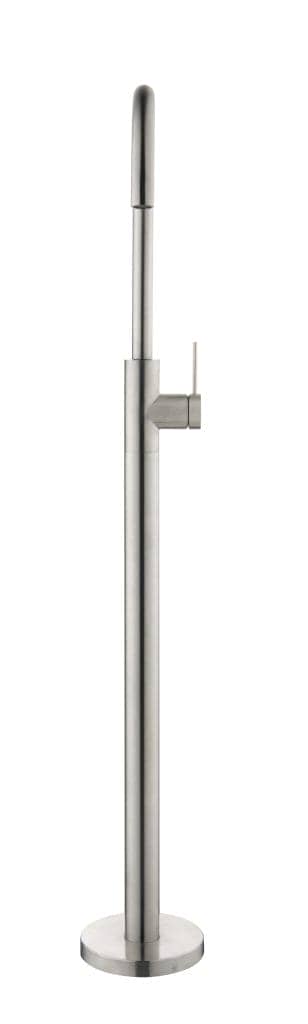 Mica Freestanding Bath Spout & Mixer - BRUSHED NICKEL