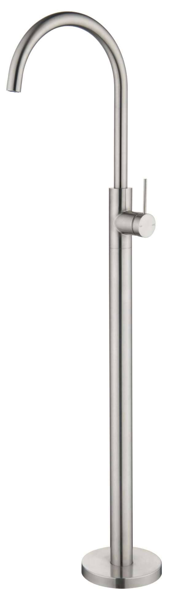 Mica Freestanding Bath Spout & Mixer - BRUSHED NICKEL