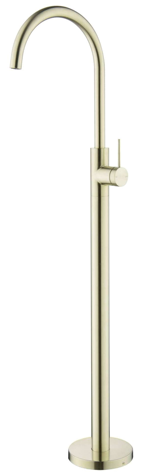Mica Freestanding Bath Spout & Mixer - FRENCH GOLD