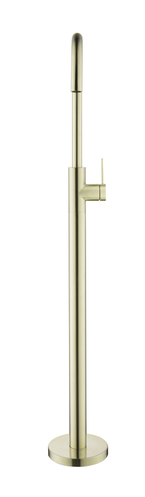Mica Freestanding Bath Spout & Mixer - FRENCH GOLD