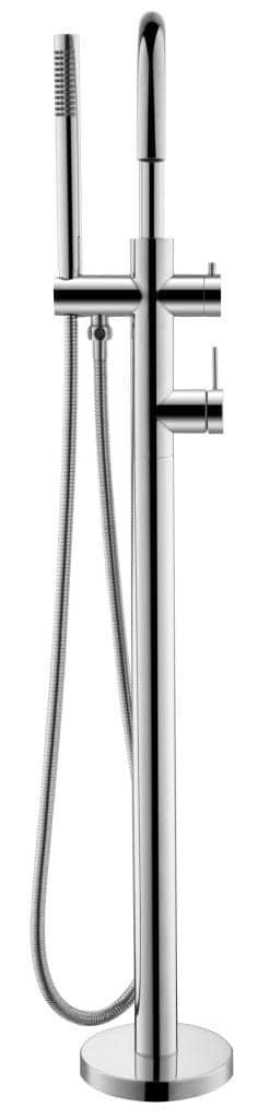 Mica Freestanding B/Spout - Mixer W/Hpiece - Chrome