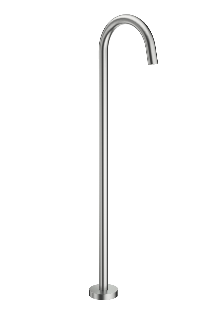 Mica Freestanding Bath Spout - BRUSHED NICKEL