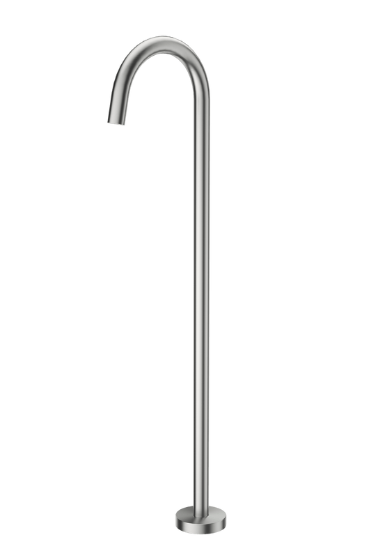 Mica Freestanding Bath Spout - BRUSHED NICKEL