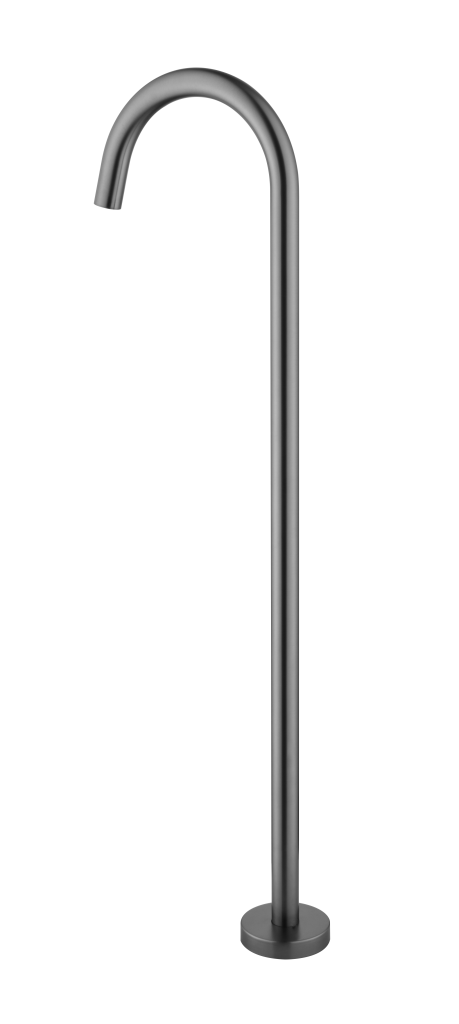 Mica Freestanding Bath Spout - GUN METAL