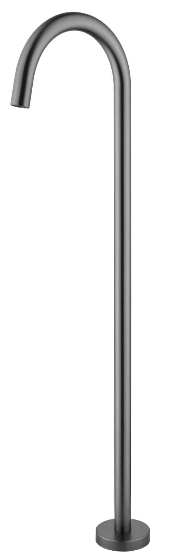 Mica Freestanding Bath Spout - GUN METAL