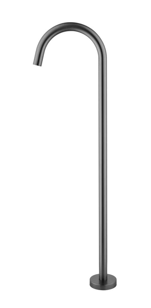 Mica Freestanding Bath Spout - GUN METAL