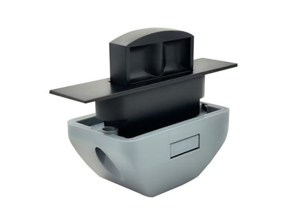 Push Lock Cabinet Handle - Black