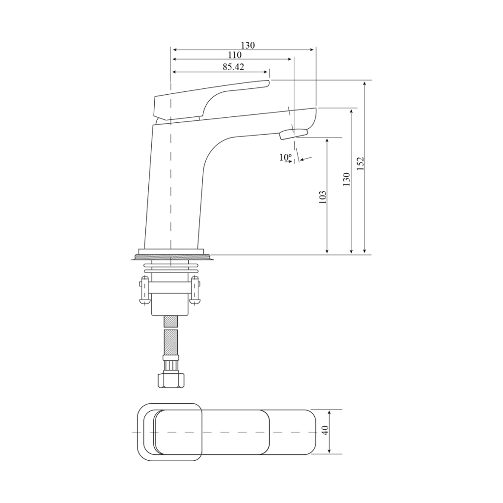 Chaser Basin Mixer **