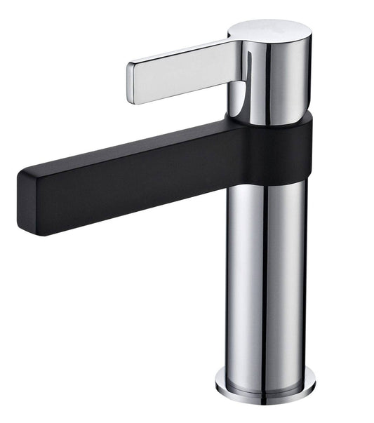 Vivo Noir Basin Mixer - BLACK / CHROME