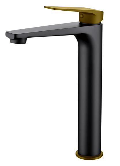 Celsior Tall Basin Mixer - Black/Gold