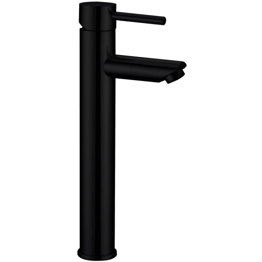 High Rise Basin Mixer Round Design - BLACK**