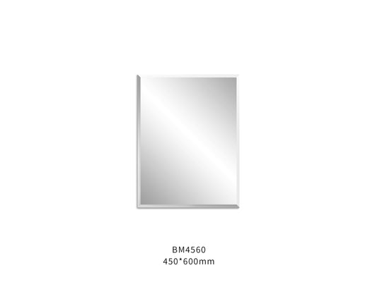 450mmx600mm - Plain Bevel Edge Rectangular Framless Mirror