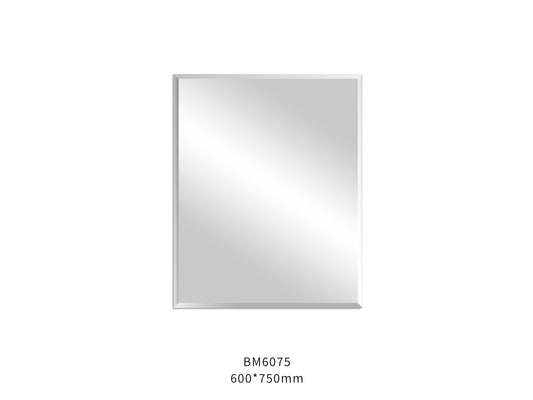 600mmx750mm - Plain Bevel Edge Rectangular Framless Mirror